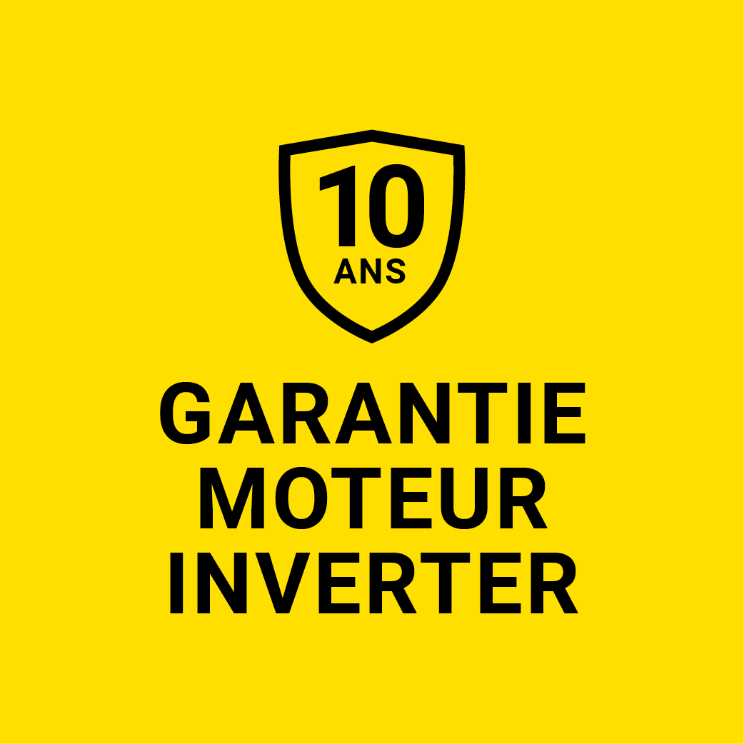 10 ans de garantie sur le moteur